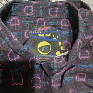 Men's Casual Shirt - Black and Pink